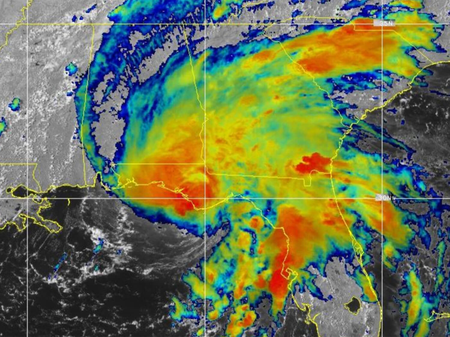 Tropical Depression Fred hits Paulding County GA