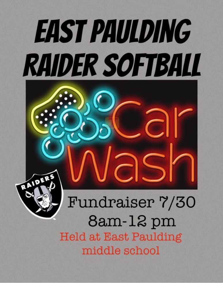 East Paulding Softball Team Carwash